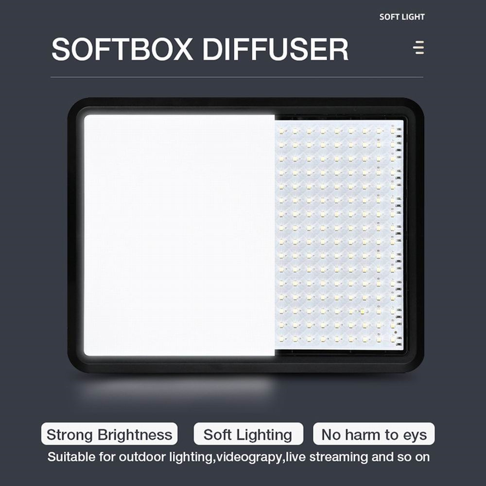 Photography Studio Lighting Set Up - Painel LED bicolor profissional 2800K-7000K -
