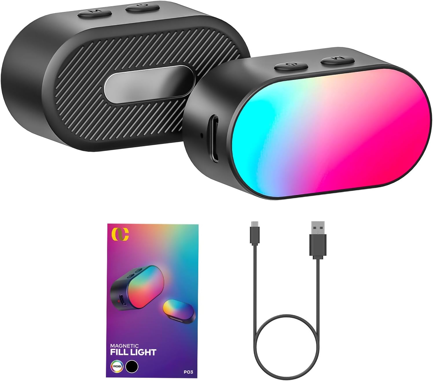 Photography Lighting Video - Aochuan mini rgb luz de preenchimento