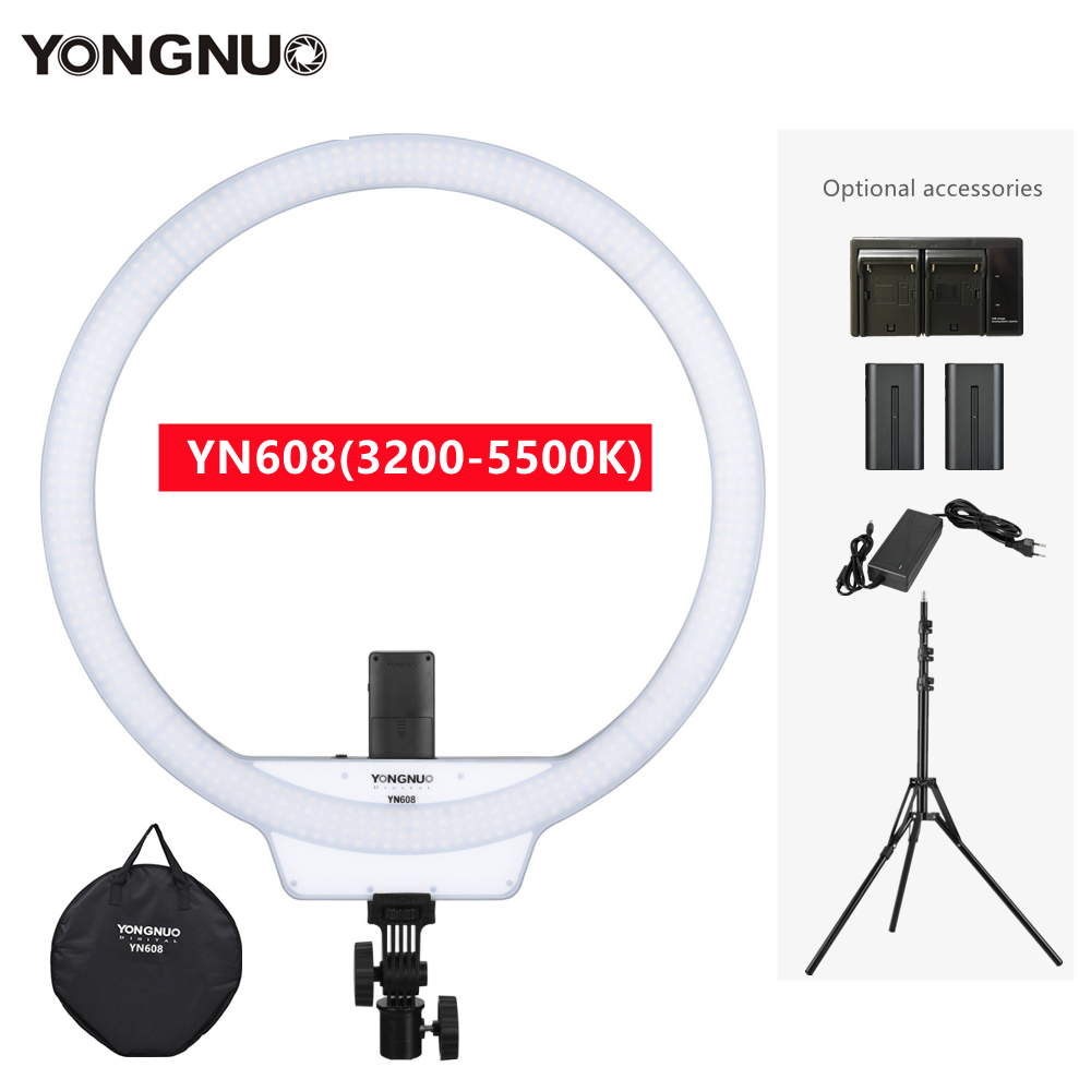 Photography Lighting Options - Yongnuo yn608 anel de estúdio led