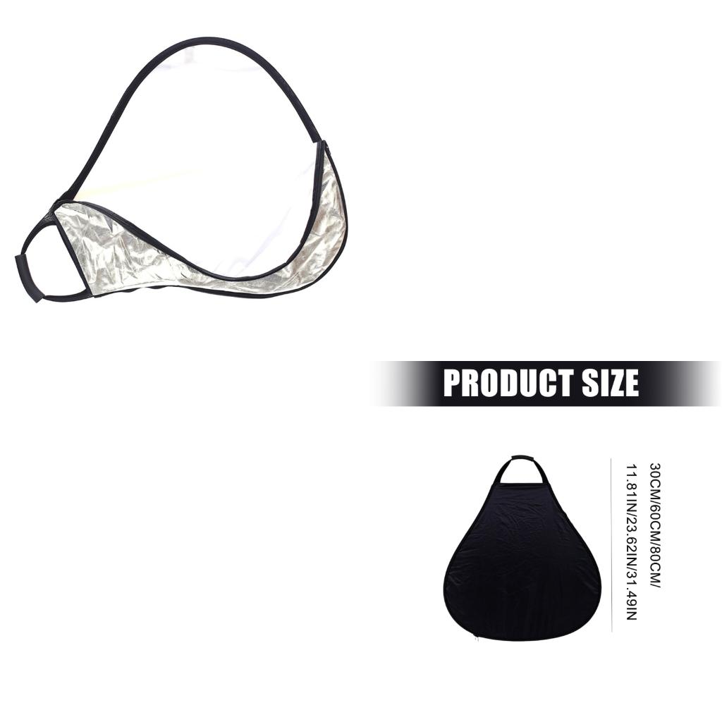 Photography Lighting Reflectors - Refletor triangular com alça para iluminação