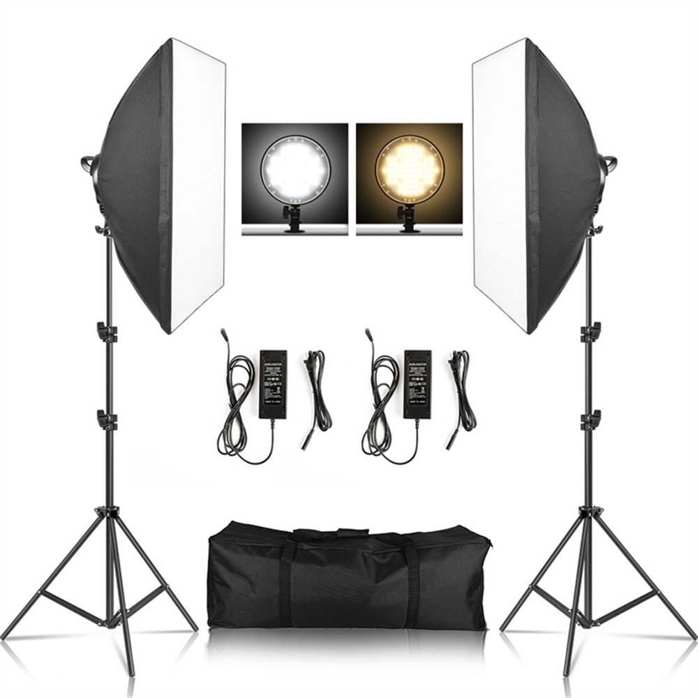 Photography Lighting Set Up - Softbox luz fotografia kit foto 2m