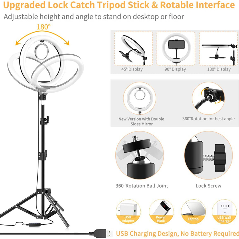 Luz de Anel LED para Selfie 16 - Photography Lighting Set Up avaliação e preço