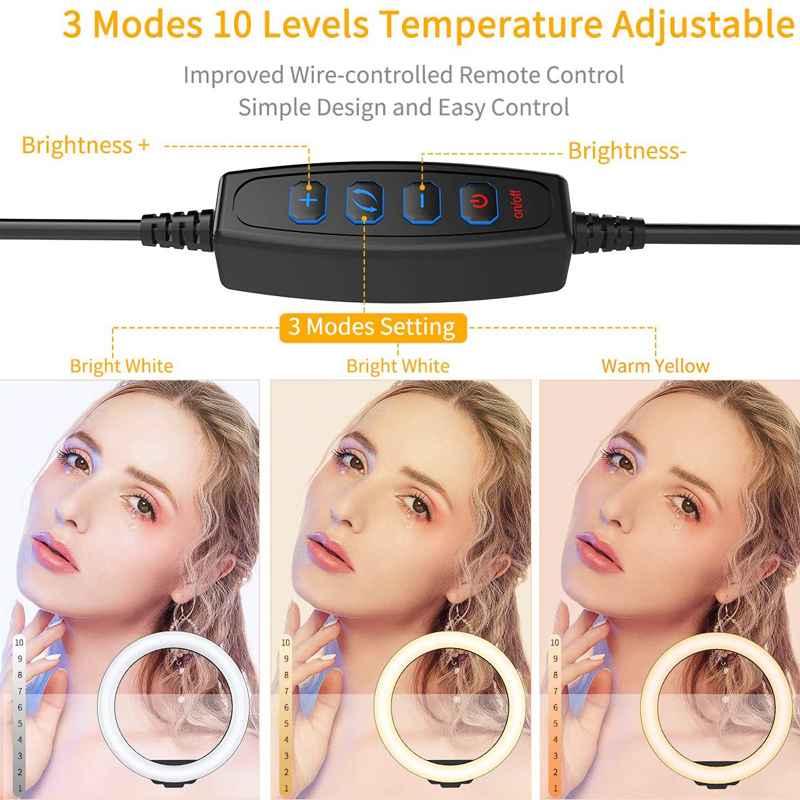 Luz de Anel LED para Selfie de - Photography Lighting Set Up avaliação e preço
