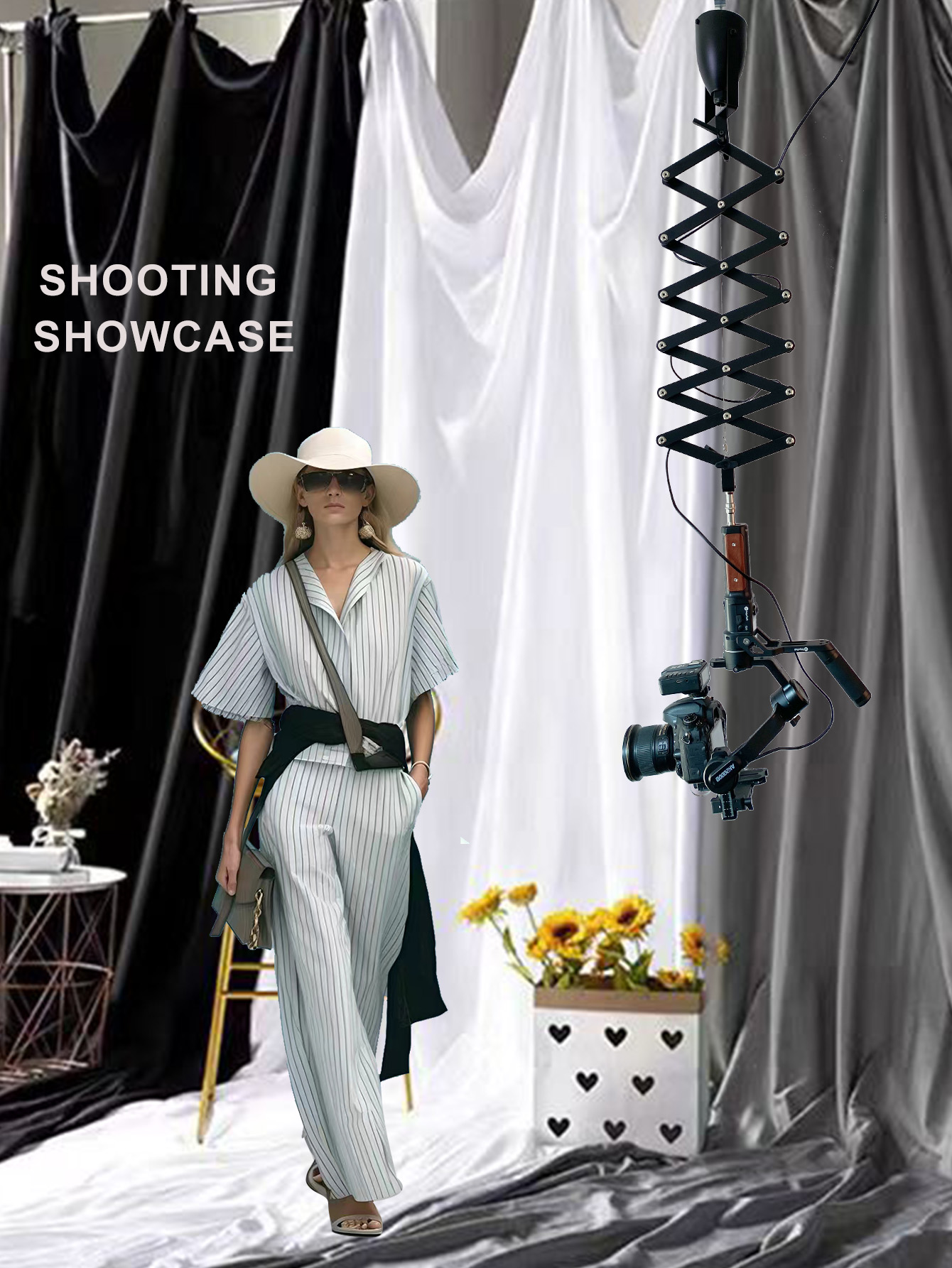 Suporte de Luz Ajustável para  - Photography Studio Lighting Set Up avaliação e preço