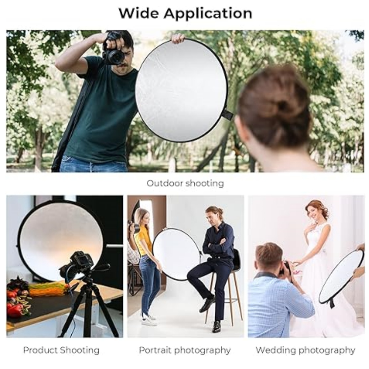 HUANYINGBJB Portátil 5 em 1 Re - Photography Lighting Reflectors avaliação e preço