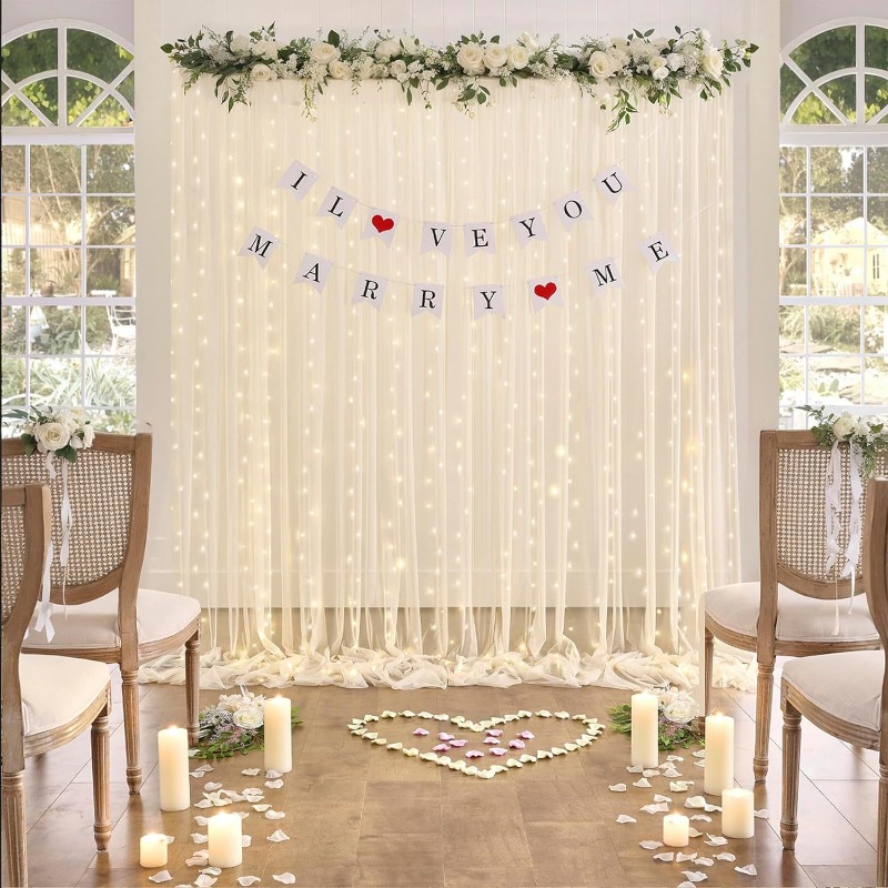 Cortinas de Tule LED, Decoraçã - Photography Lighting Options avaliação e preço