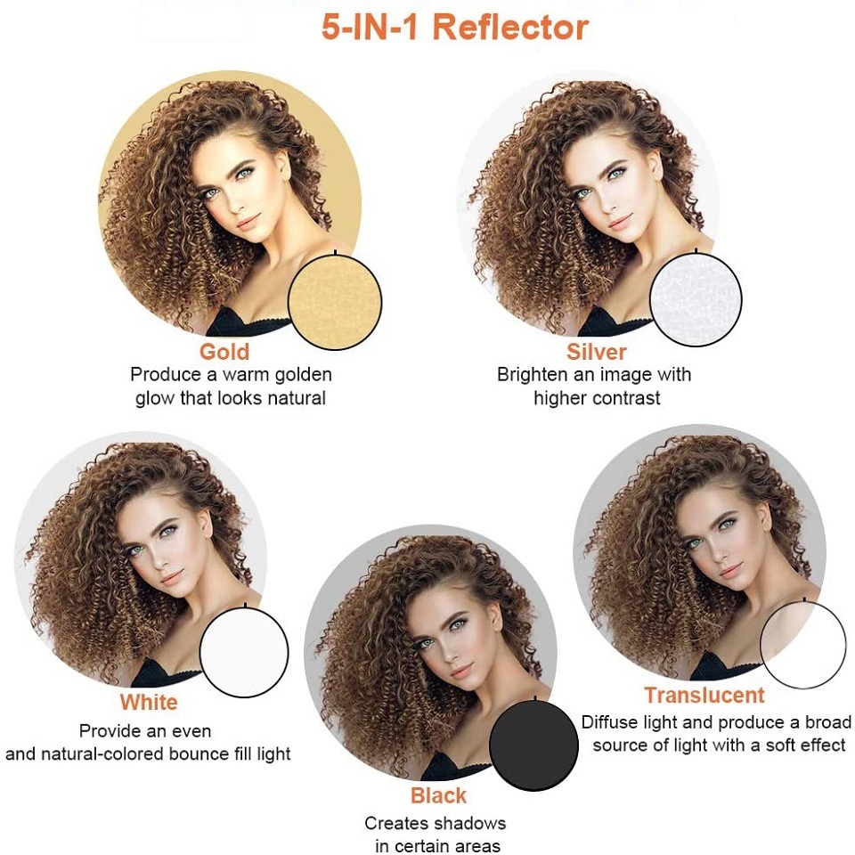 Difusor de luz portátil dobráv - Photography Lighting Reflectors avaliação e preço