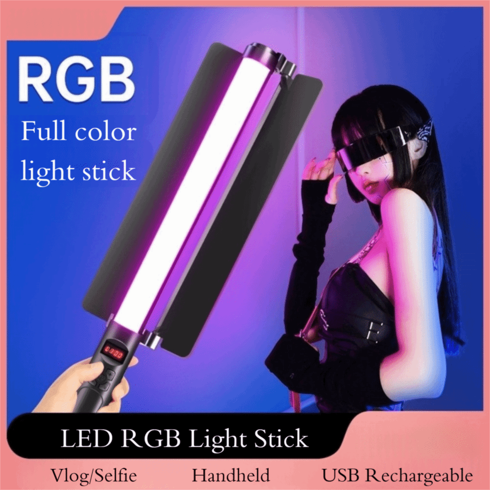 Portátil led rgb luz vara colo - Photography Lighting For Studio avaliação e preço