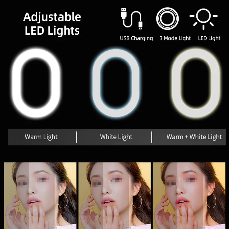 Anel de Luz LED para Selfie e  - Photography Lighting Options avaliação e preço