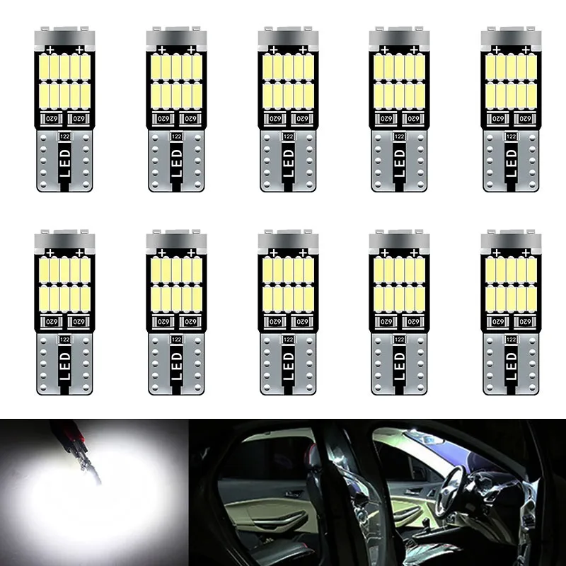 10 peças t10 w5w 194 501 led c - Interior Photography Lighting avaliação e preço