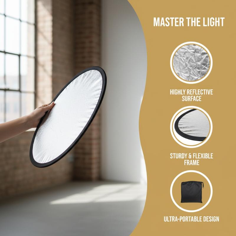 Refletor Fotográfico Redondo 5 - Photography Lighting Reflectors avaliação e preço