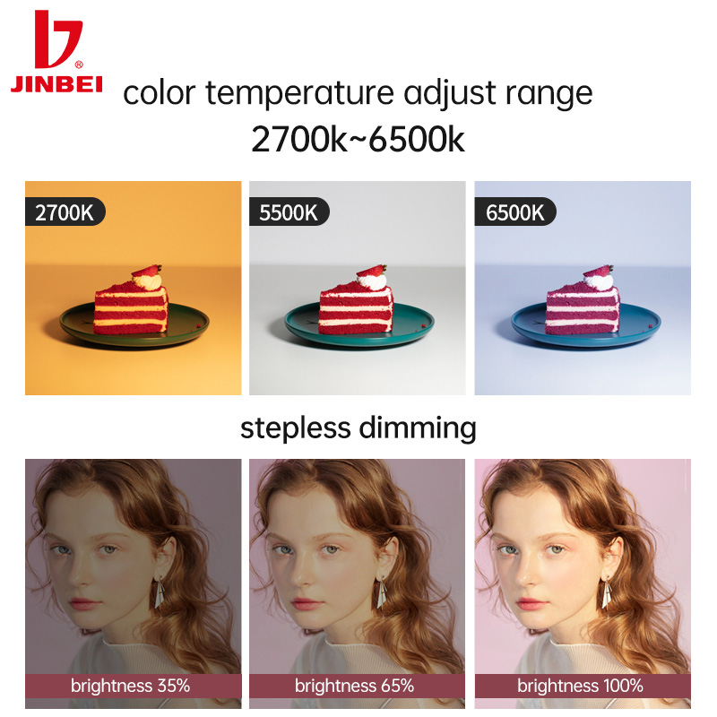 Luz de Vídeo LED JINBEI EF20BI - Photography Lighting Options avaliação e preço